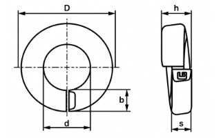 Single Coiled AREA 1967 — Spring Steel (Inch)