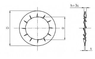 Internal Teethed — Carbon Steel