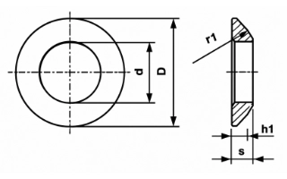 Spherical Washer — Low Carbon Steel