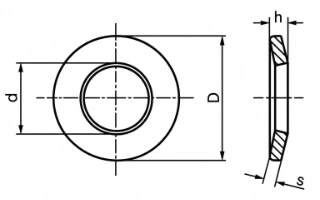 Conical Elastic — Carbon Steel C60