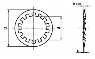 Internal Toothed — Carbon Steel