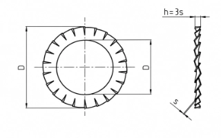 External Teethed — Carbon Steel