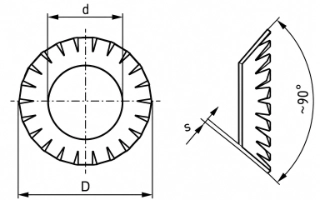External for Countersunk Head