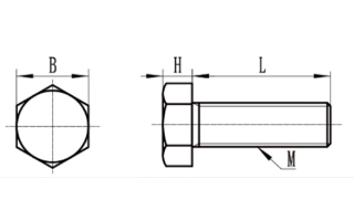 ISO 4017 PEEK hexagon head screws for lightweight chemical resistant and non-conductive fastening