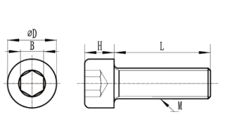 ISO 4762 PEEK hexagon socket head cap screws for chemical resistant and electrically insulating fastening applications