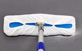 Cleanroom Polyester Mop Cover with Snaps cleanroom mopping product