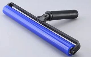 Reusable silicone tacky rollers for cleanroom particle removal